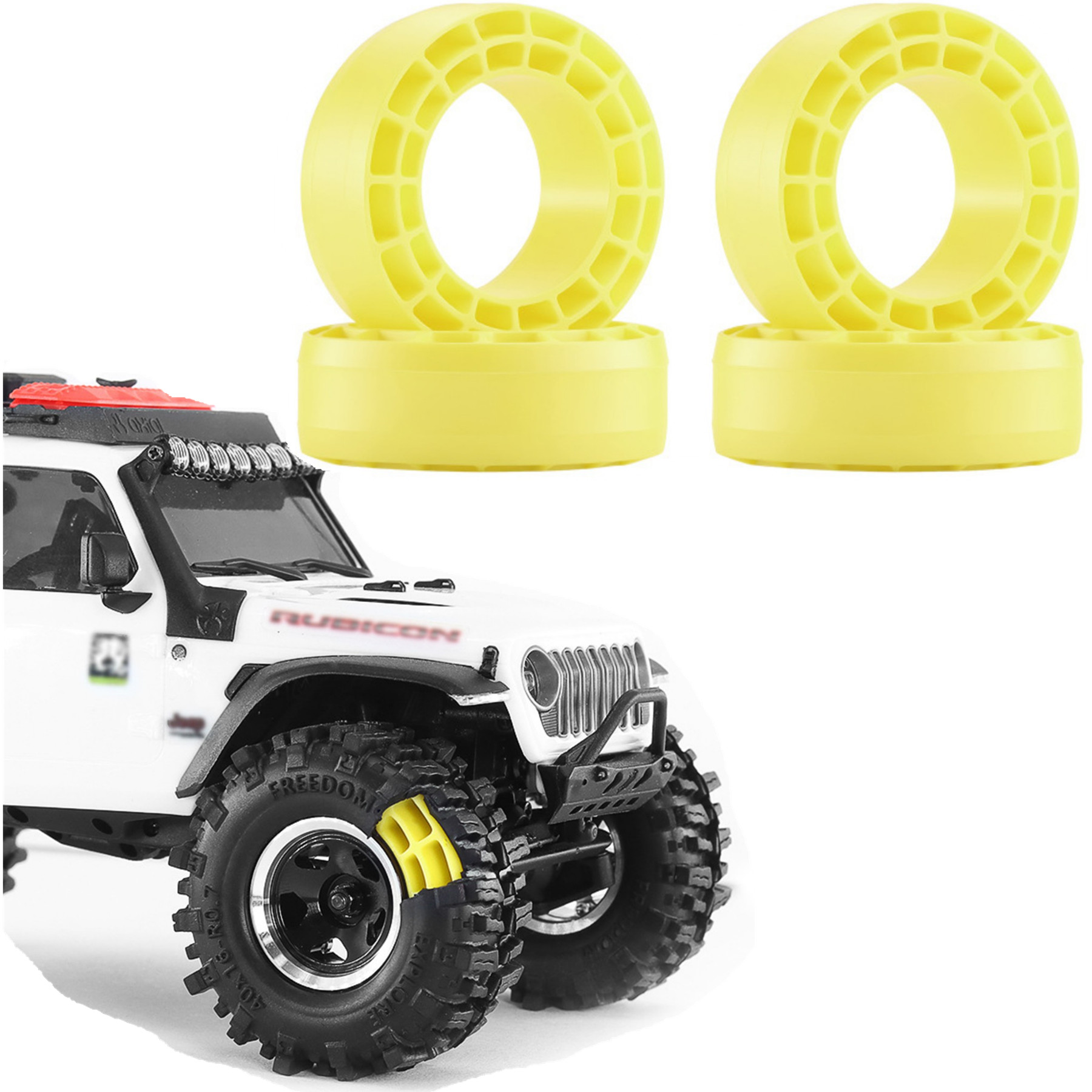 Tire Insert Foam - 0.7인치 RC 실리콘 고무 타이어 인서트