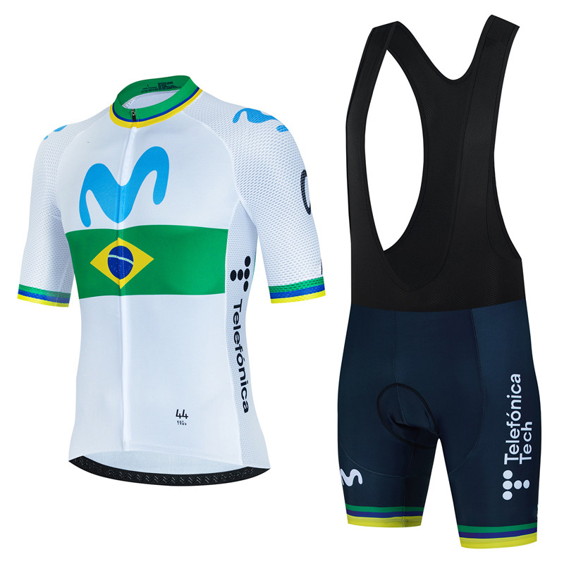 Mountain Biking Apparel - Movistar 사이클링 저지 세트, MTB 자전거