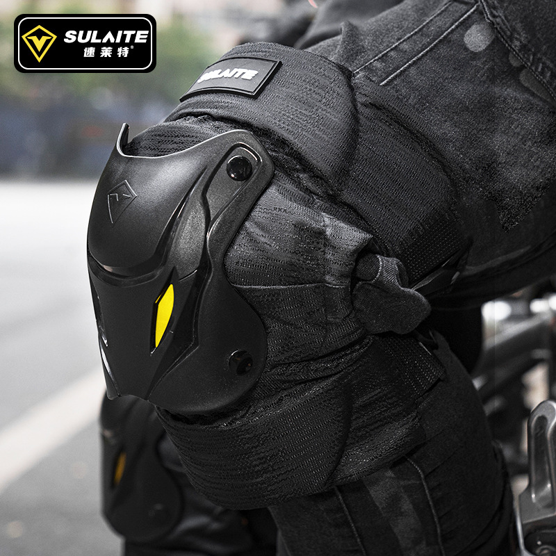 Mountain Biking Knee And Elbow Pads - 1쌍 전기 자전거 오토바이 모토크로스 레이싱