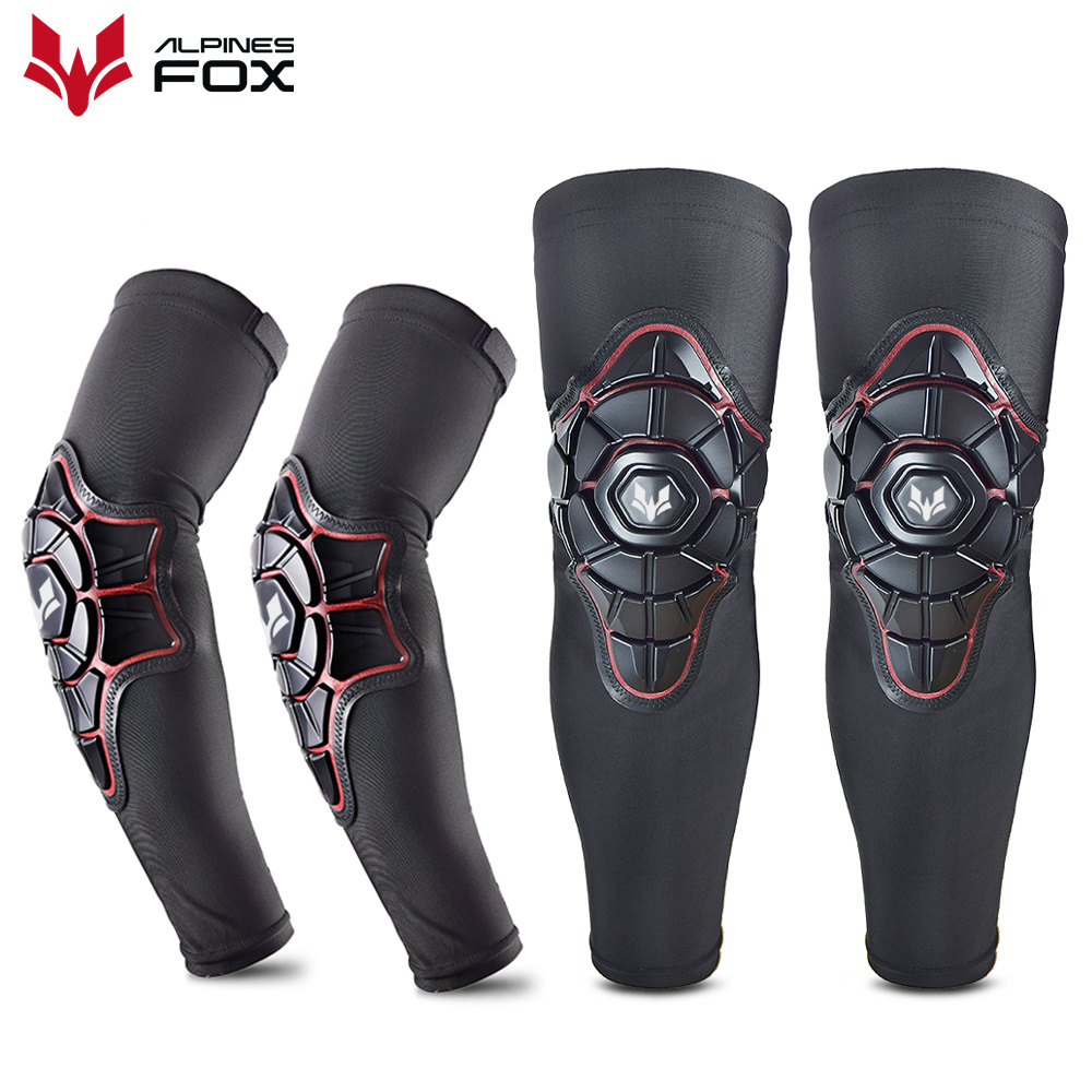 Mountain Biking Knee And Elbow Pads - 남자 오토바이 Kneepads 팔꿈치 받침대 레이디