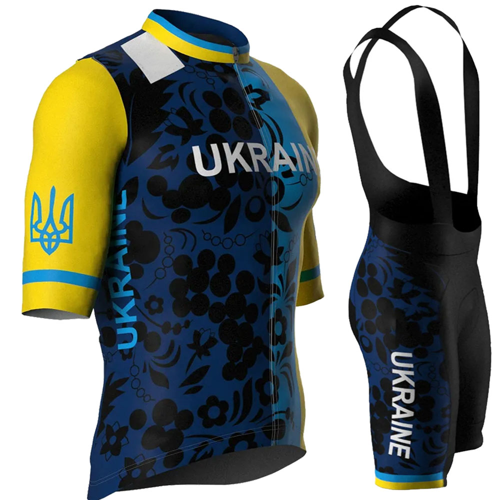 Mountain Biking Apparel - 우크라이나 국가대표팀 2026 사이클링 저지 세트