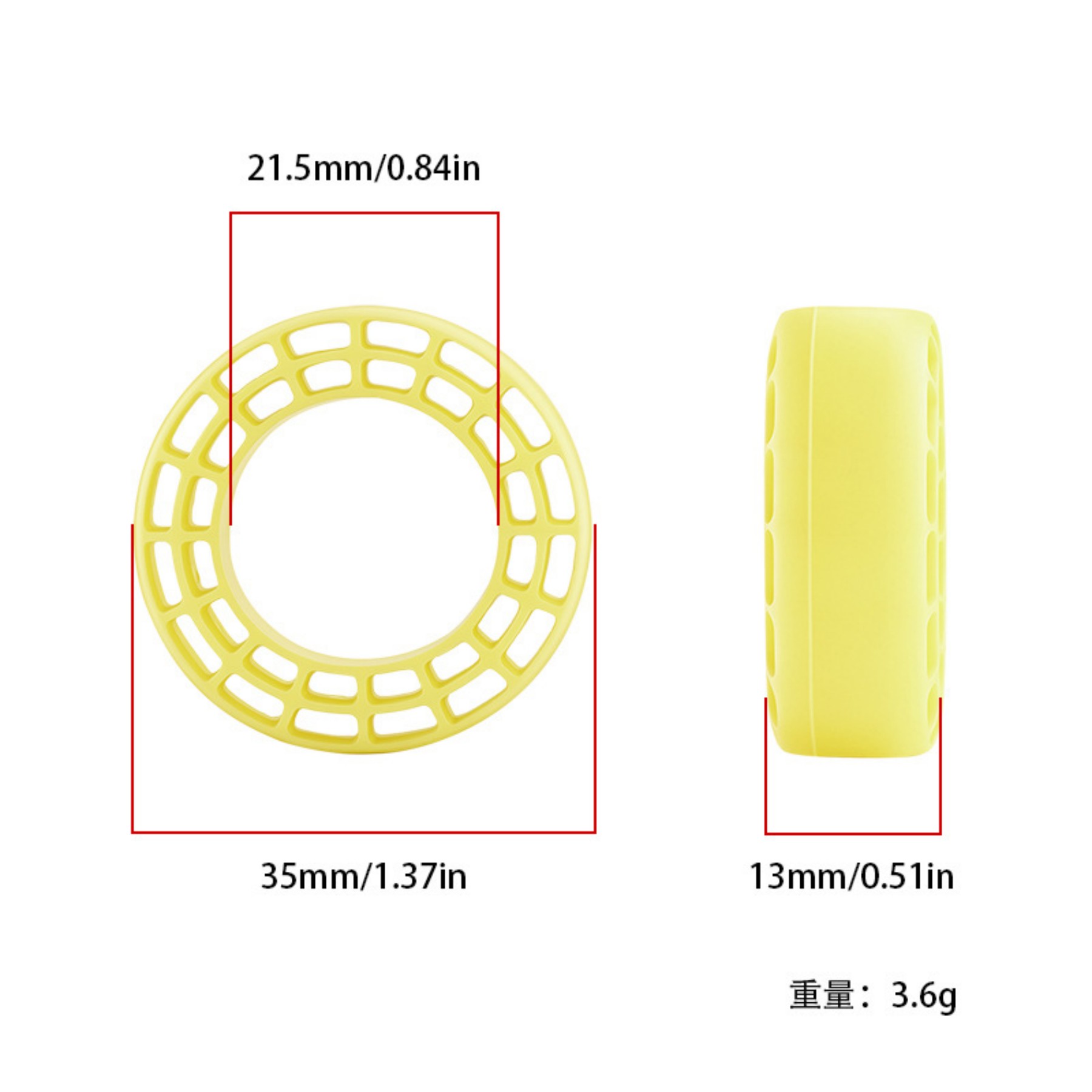 0.7인치 RC 실리콘 고무 타이어 인서트 폼 방수 1 - Tire Insert Foam 리뷰 및 가격
