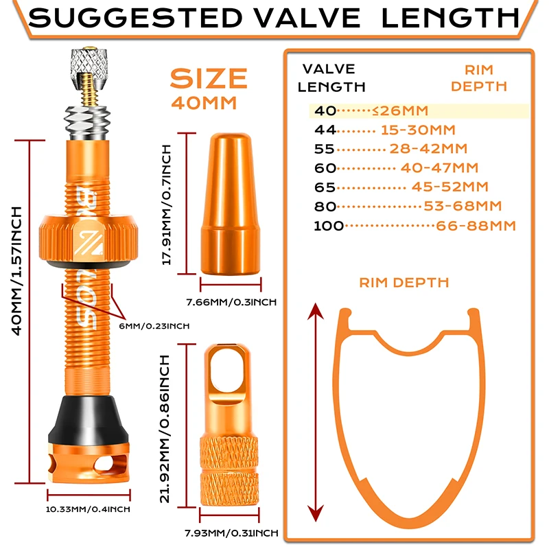 BUCKLOS 자전거 프레스타 밸브, CNC 알루미늄  - Tubeless Valve Core 리뷰 및 가격