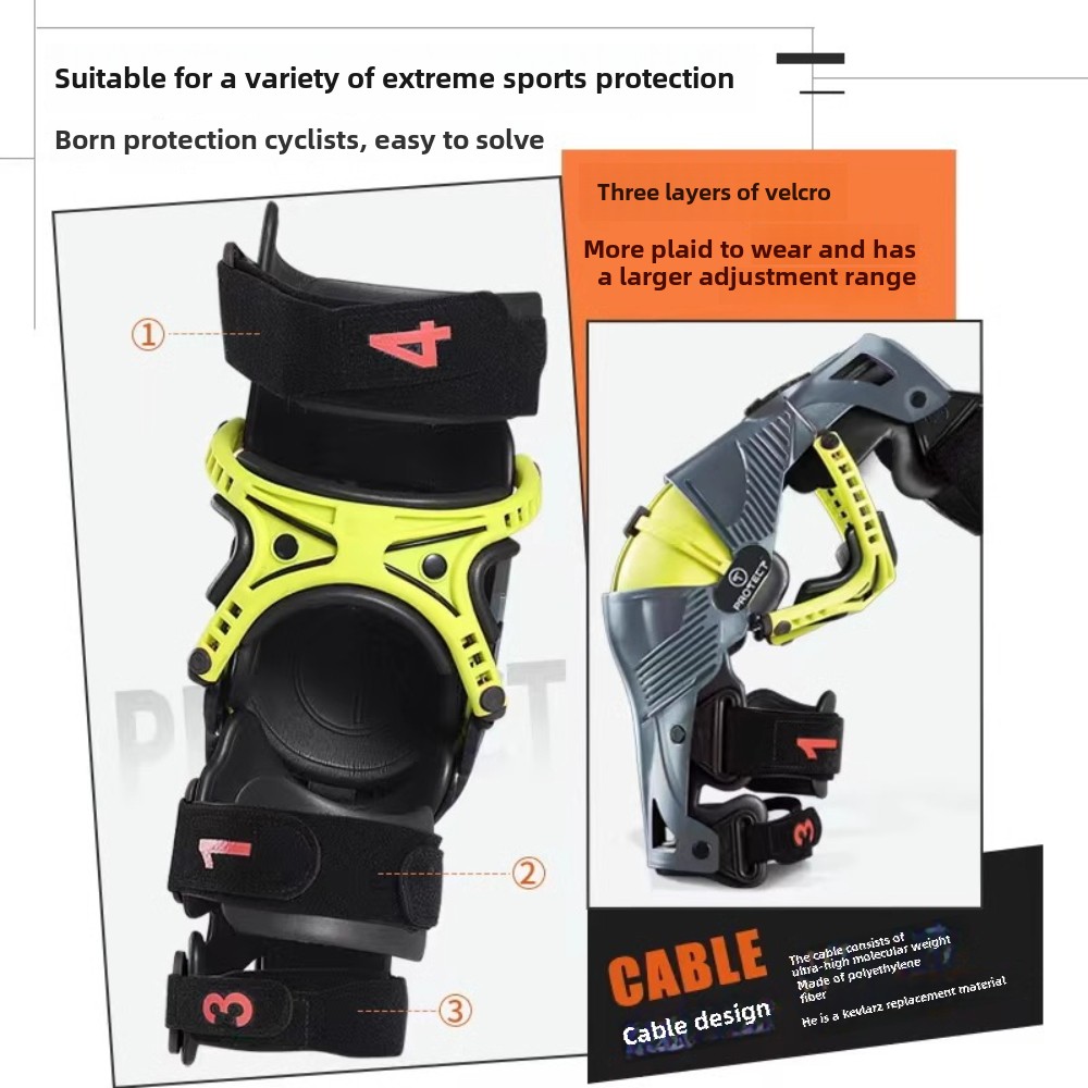 GYR 안전 슬개골 스켈레톤 오프로드 오토바이 레이싱  - Mountain Biking Knee And Elbow Pads 리뷰 및 가격