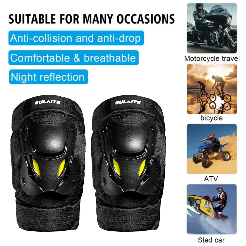 1쌍 전기 자전거 오토바이 모터크로스 레이싱 무릎 팔꿈 - Mountain Biking Protective Gear 리뷰 및 가격