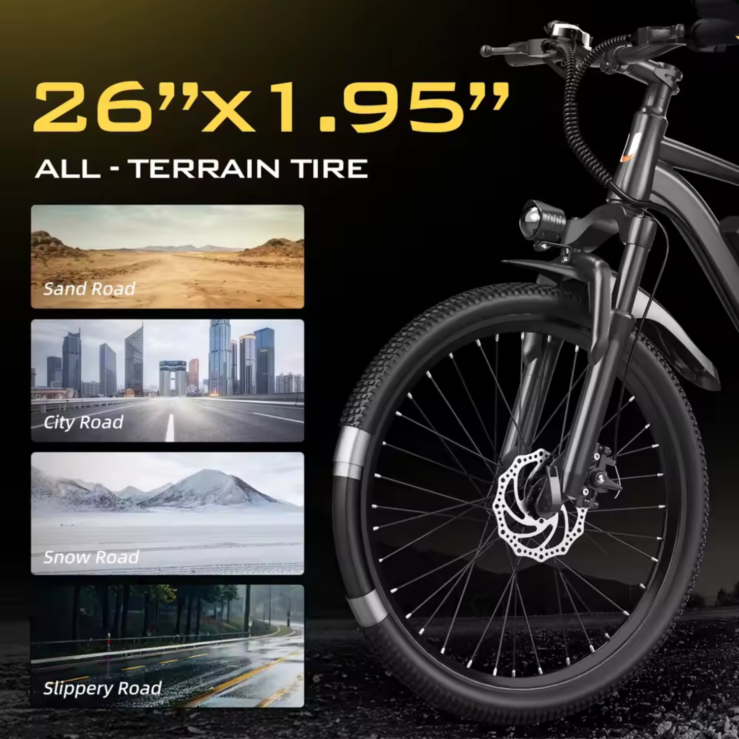 실용적인 일상 이동용 26인치 오프로드 전기 산악자전거 - Mountain Biking Holidays 리뷰 및 가격