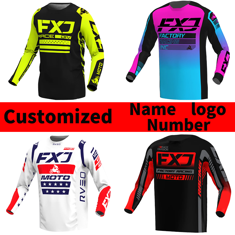 FXJ Motocross 저지 오프로드 mx 유니폼 흰 - Mountain Biking Videos 리뷰 및 가격