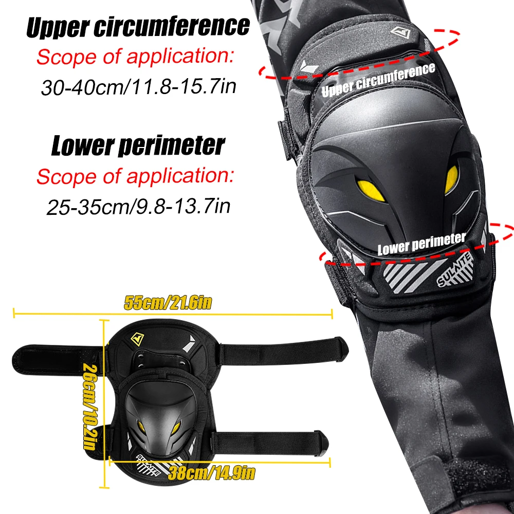 1쌍 전기 자전거 오토바이 무릎 보호대 조절 가능한 무 - Mountain Biking Knee And Elbow Pads 리뷰 및 가격