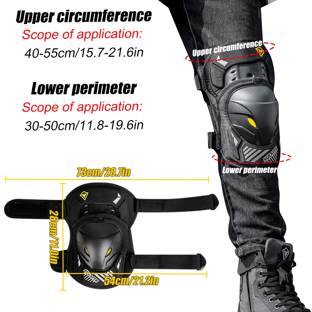 1쌍 전기 자전거 오토바이 무릎 보호대 조절 가능한 무 - Mountain Biking Knee And Elbow Pads 리뷰 및 가격