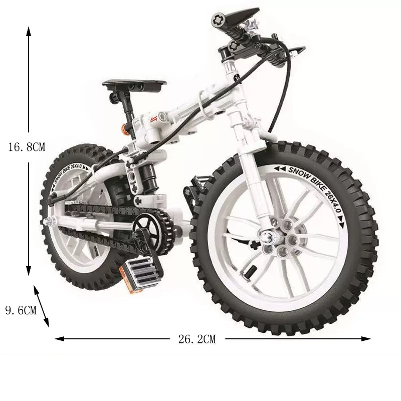 246PCS 자전거 산악 자전거 빌딩 블록 모델 기술  - Mountain Biking Holidays 리뷰 및 가격