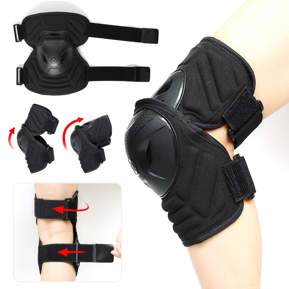 1/2개 오토바이 무릎 보호대 조절 가능한 오토바이 무 - Mountain Biking Knee And Elbow Pads 리뷰 및 가격