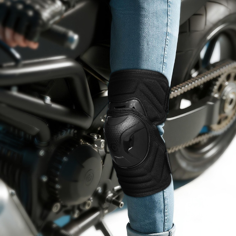 1/2개 오토바이 무릎 보호대 조절 가능한 오토바이 무 - Mountain Biking Knee And Elbow Pads 리뷰 및 가격