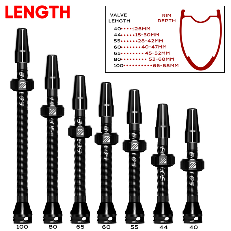 BUCKLOS 40/44/55/60/65/80/100m - Tubeless Valve Core 리뷰 및 가격