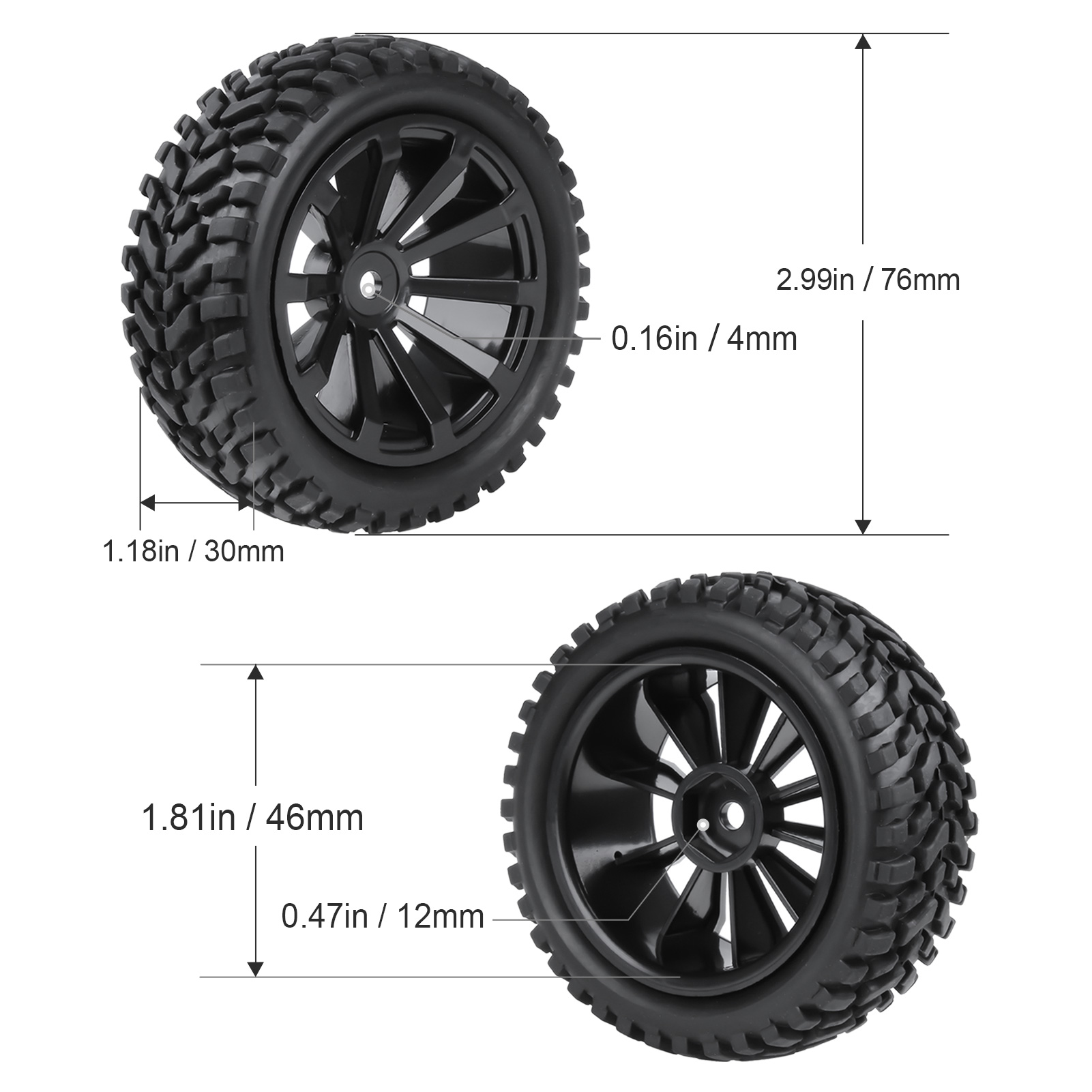 HobbyPark 외경 2.99인치/76mm 고무 RC - Tire Insert Foam 리뷰 및 가격